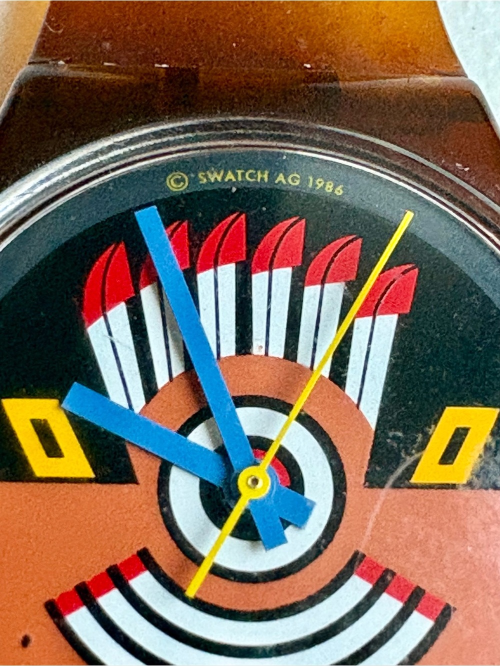 Unused  SWATCH GF100 Ruffled Feathers - Picture 4 of 10